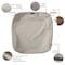 Classic Accessories Ravenna Water-Resistant 25x25x5" Patio Seat Cushion Cover, Mushroom 60-385-016401-RT - alternate 3